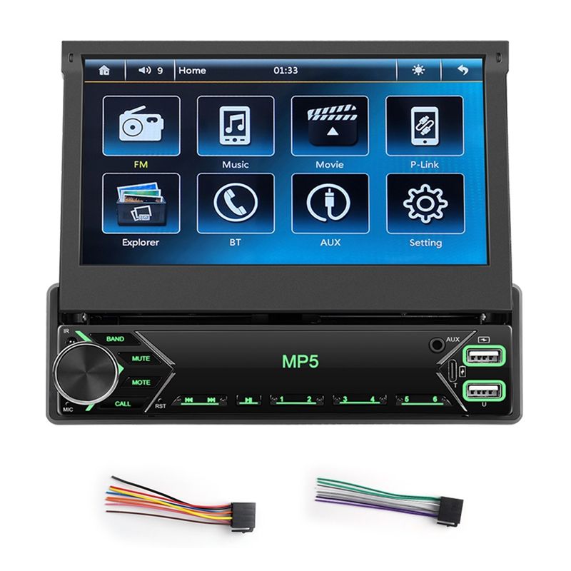 Car Radio 1 Din Flip Out Screen - Autoradio tactile 1 Din avec écran