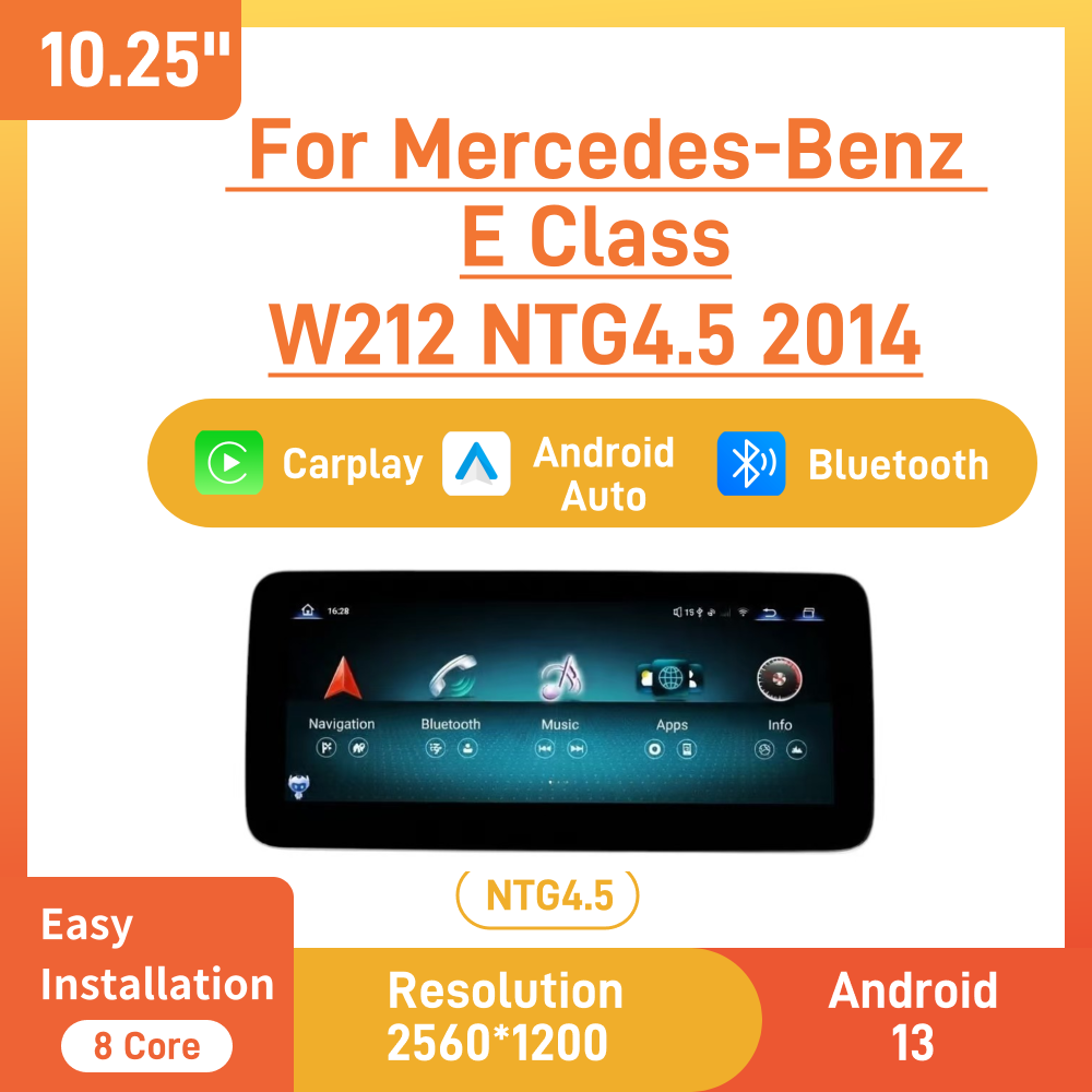 Car Multimedia Rear Seat Entertainment - Pour Mercedes Benz Classe E NTG4.5