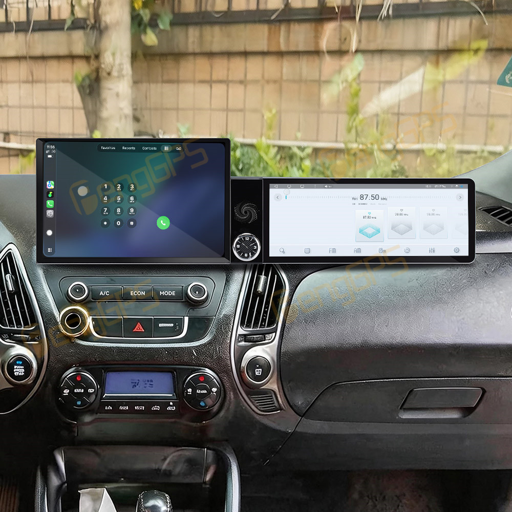 Android Auto Head Unit 12.3 Inch - Autoradio tactile pour Hyundai IX35 2010-2015,