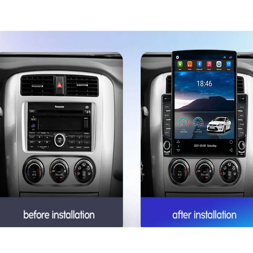 Tesla Style Screen Car Radio - Autoradio Android 14.0 de style Tesla,