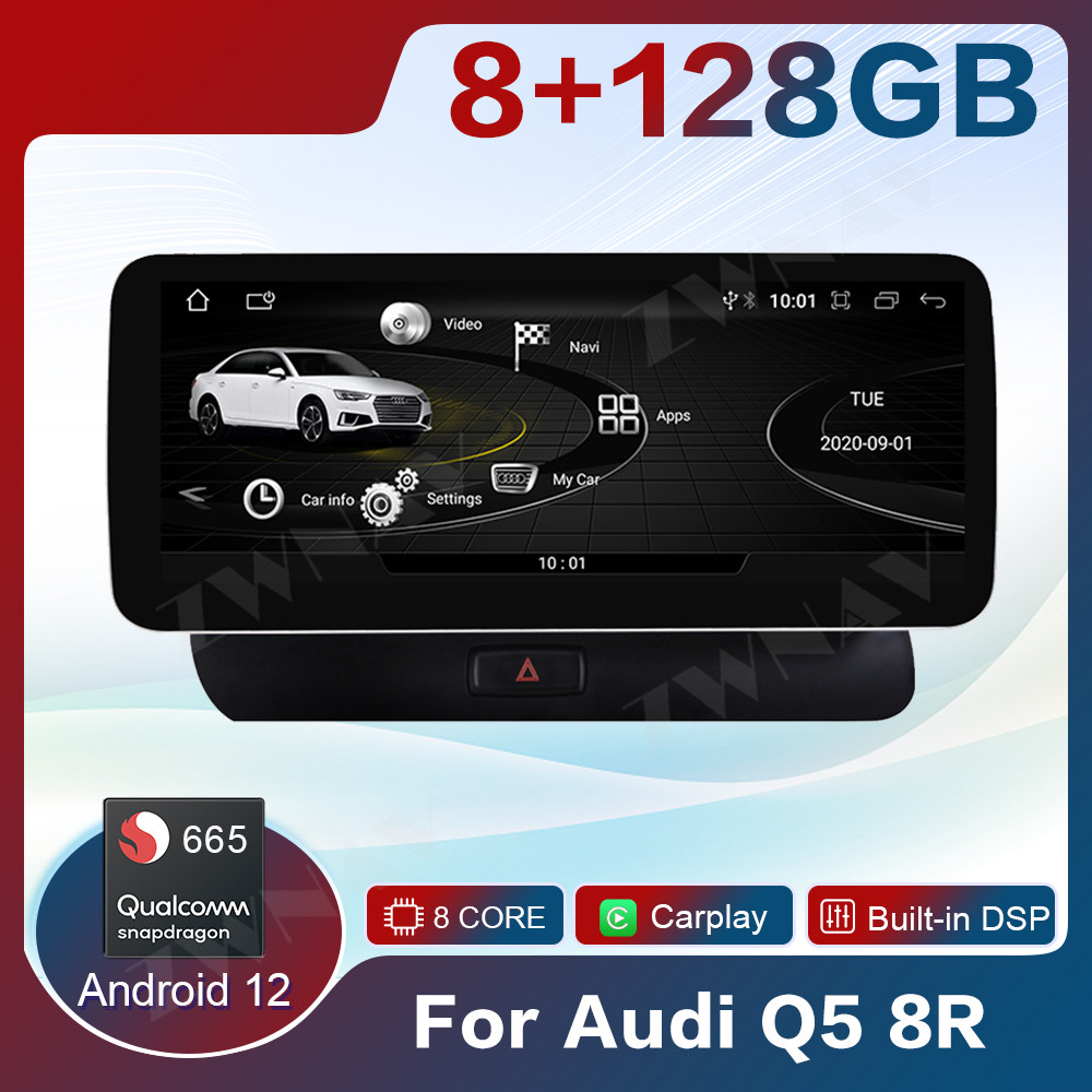 Android Auto Head Unit 12.3 Inch - Écran tactile 12,3 pouces Qualcomm Carplay