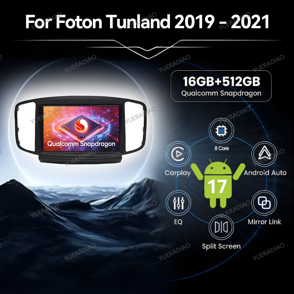 Car Dvd Player Bluetooth Steering Wheel - Autoradio Android 17 pour Foton Tunland