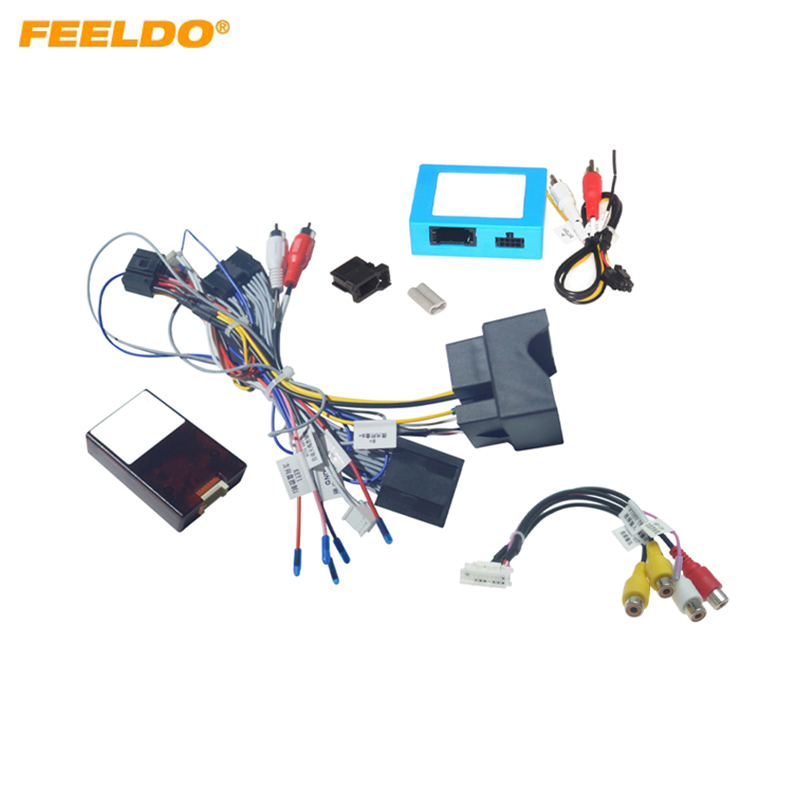 Car Stereo Canbus Decoder - FEELDO-Unité principale de voiture Android, câblage