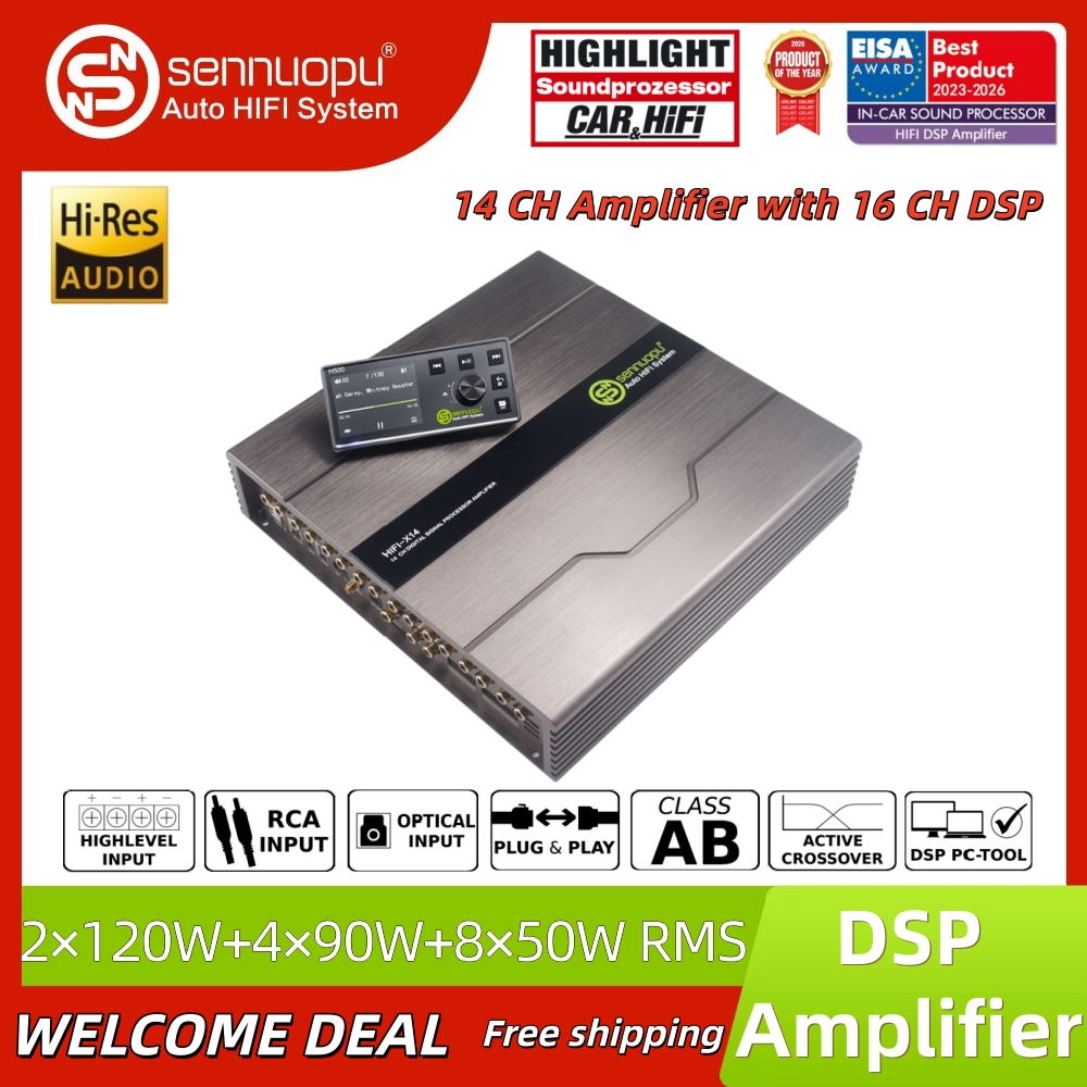 Car Stereo Dsp 8 Channel - Processeur audio de voiture DSP 16