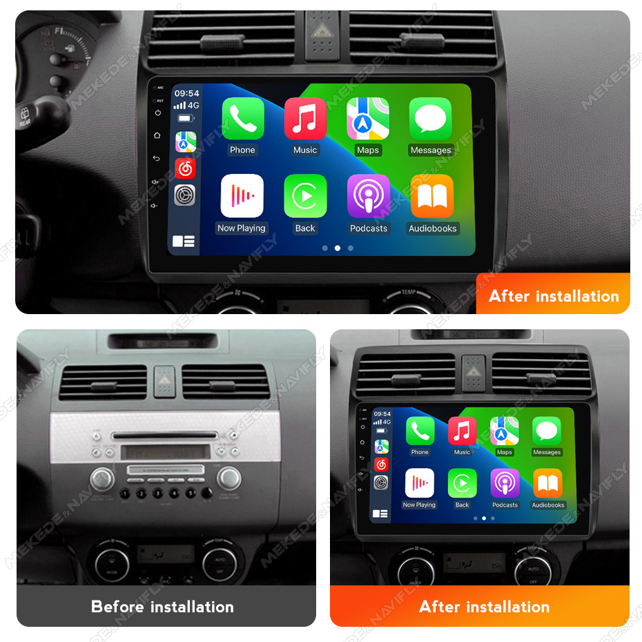 MEKEDE 2 Din Carplay sans fil  - Car Radio Gps Navigation 10 Inch avis et prix